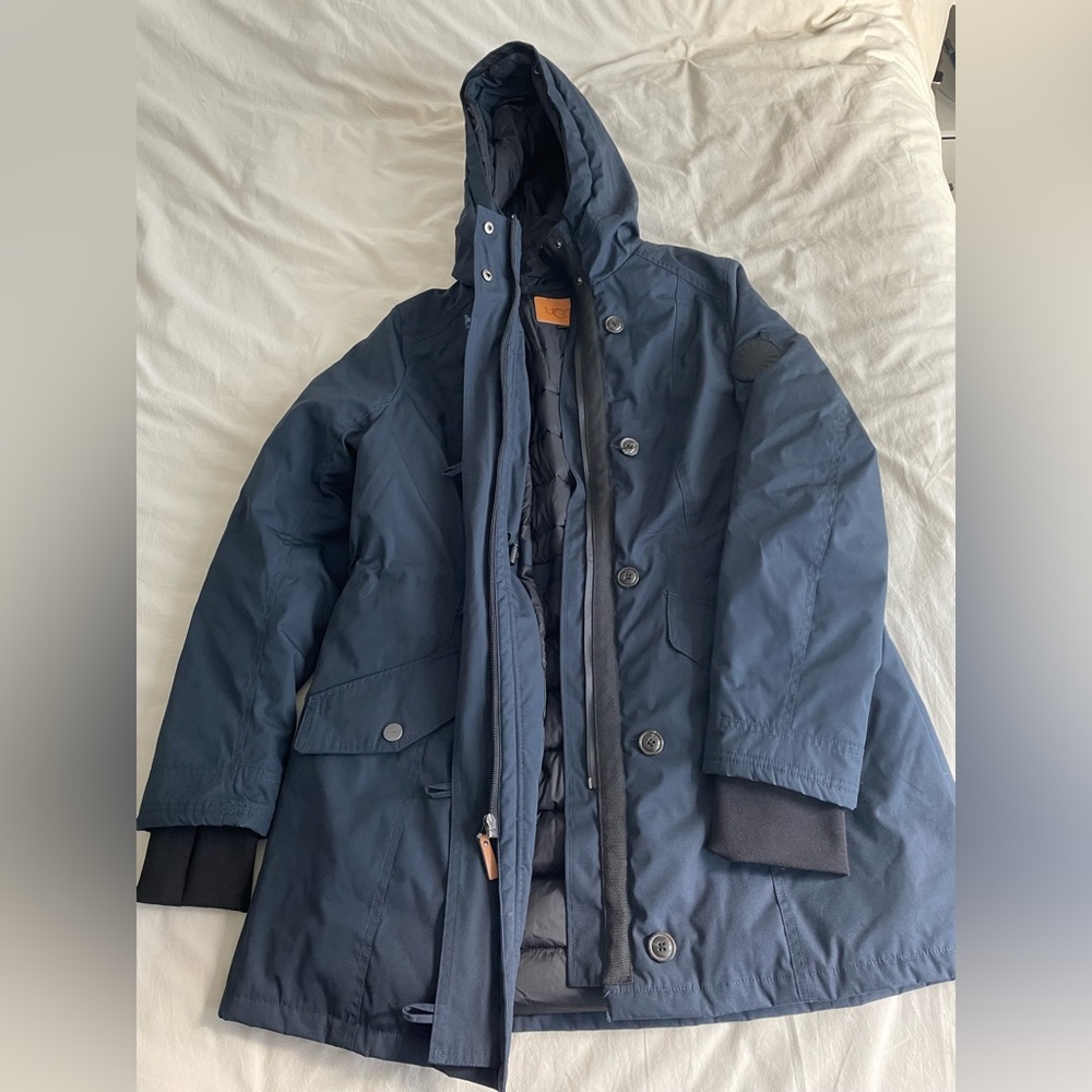 Womens UGG Navy Blue Jacket